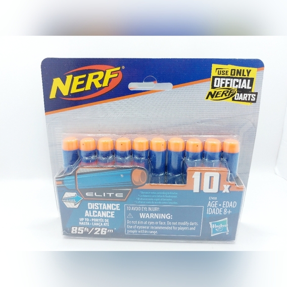 Nerf Official‎ 10 Dart Elite Refill Pack Lot of 2 Packs (20 darts) - Picture 4 of 5